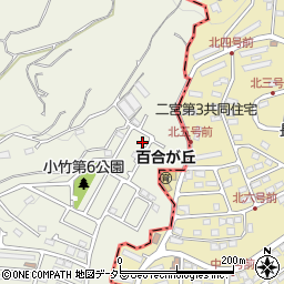 神奈川県小田原市小竹822-105周辺の地図