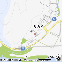 京都府福知山市私市サカイ77周辺の地図