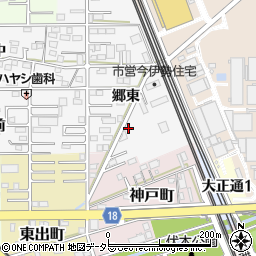 愛知県一宮市今伊勢町新神戸郷東37周辺の地図