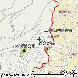 神奈川県小田原市小竹822周辺の地図