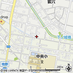 岐阜県羽島市竹鼻町狐穴1908周辺の地図