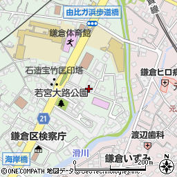 La vie 鎌倉周辺の地図