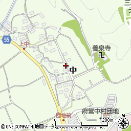 京都府福知山市中410周辺の地図
