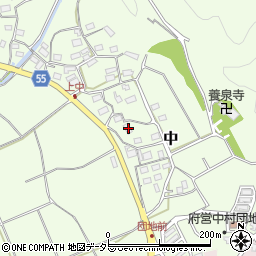 京都府福知山市中408周辺の地図