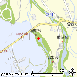 白糸ノ滝周辺の地図