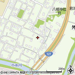千葉県君津市外箕輪270周辺の地図