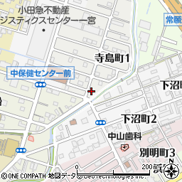 愛知県一宮市寺島町1丁目5周辺の地図