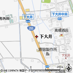 神奈川県小田原市下大井438周辺の地図