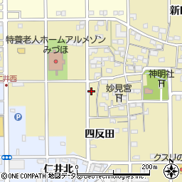 愛知県一宮市三条四反田50周辺の地図