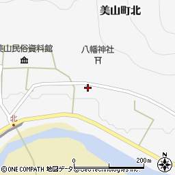 京都府南丹市美山町北高倉周辺の地図