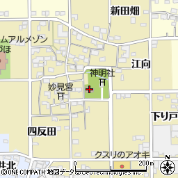 宮新田公民館周辺の地図