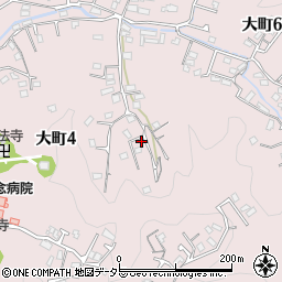 鎌倉ハイム周辺の地図