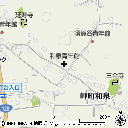 和泉青年館周辺の地図