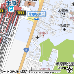 滋賀県米原市米原509周辺の地図