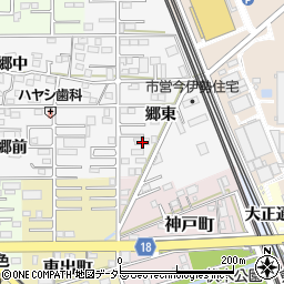 愛知県一宮市今伊勢町新神戸郷東24周辺の地図