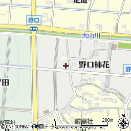 愛知県小牧市野口柿花29周辺の地図