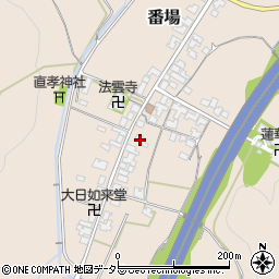 西番場　公民館周辺の地図