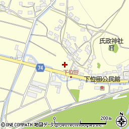 京都府綾部市位田町寺町周辺の地図