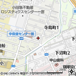 愛知県一宮市寺島町1丁目2周辺の地図