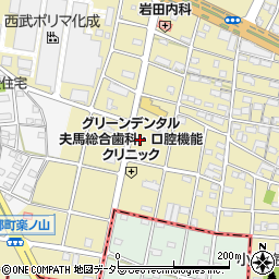 愛知県江南市小郷町周辺の地図