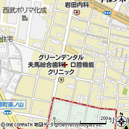 愛知県江南市小郷町周辺の地図