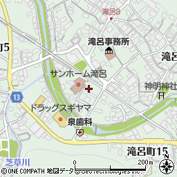 東濃信用金庫笠原支店滝呂出張所周辺の地図