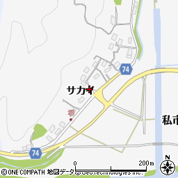 京都府福知山市私市サカイ61周辺の地図