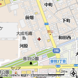 愛知県一宮市今伊勢町本神戸河原周辺の地図