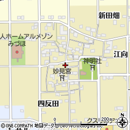愛知県一宮市三条屋敷周辺の地図