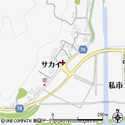 京都府福知山市私市サカイ57周辺の地図