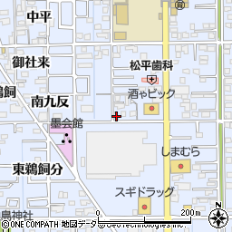 愛知県一宮市小信中島西九反31-3周辺の地図