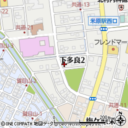 ＮＰＣ２４Ｈフレンドマート米原駅前店パーキング周辺の地図