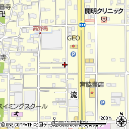 愛知県一宮市開明南井保里周辺の地図