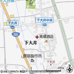 神奈川県小田原市下大井243周辺の地図