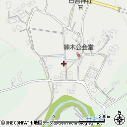 千葉県君津市練木周辺の地図