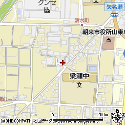 グンゼ株式会社　梁瀬工場周辺の地図