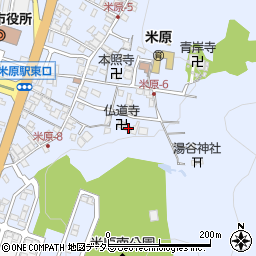 滋賀県米原市米原745周辺の地図