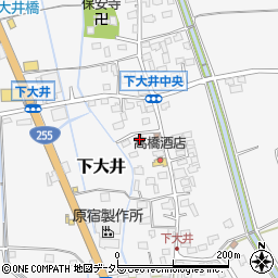 神奈川県小田原市下大井245周辺の地図