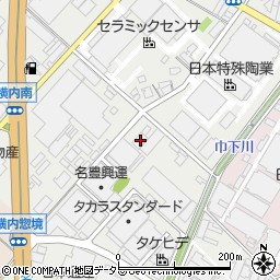 愛知県小牧市横内602周辺の地図