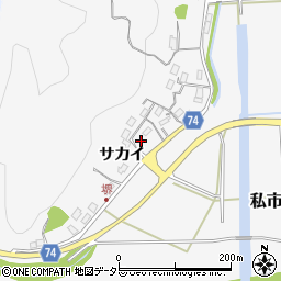 京都府福知山市私市サカイ58周辺の地図