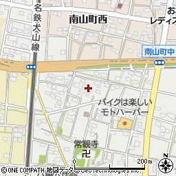 愛知県江南市小折町桜雲周辺の地図