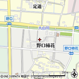愛知県小牧市野口柿花64周辺の地図