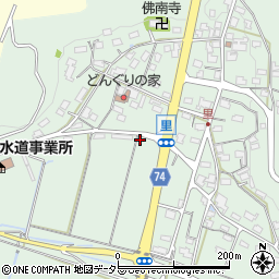 京都府綾部市里町野周辺の地図