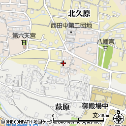 静岡県御殿場市西田中171周辺の地図