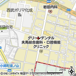 愛知県江南市小郷町西ノ山96周辺の地図