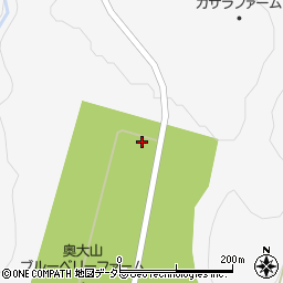 奥大山ブルーベリーファーム周辺の地図