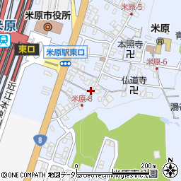 滋賀県米原市米原519周辺の地図