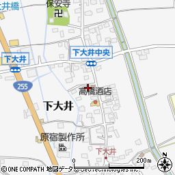 神奈川県小田原市下大井245-3周辺の地図