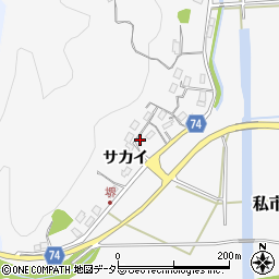 京都府福知山市私市サカイ59周辺の地図