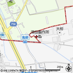 神奈川県小田原市下大井728周辺の地図